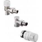Set robinet tur-retur + cap termostatic OVENTROP