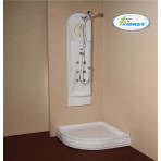 Cădiță de duș Fibrex JASMINE 800x 800x 40 mm