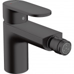 Baterie Hansgrohe VERNIS BLEND bideu, cu ventil negru mat
