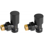 Set robineti radiator tur/retur coltari 1/2