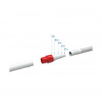 Mufa redusa lipire - furtun flexibil drenaj climatizare 25-20-18-16-14