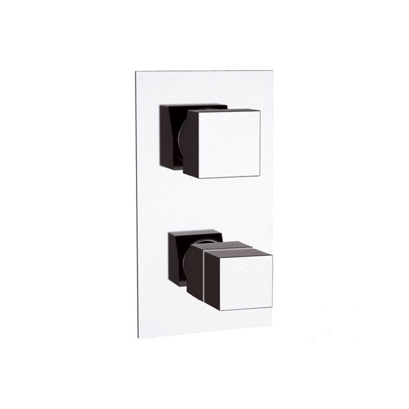 Baterie SKYLINE termostatica dus, cu deviator 5 cai (boxă inclusa)