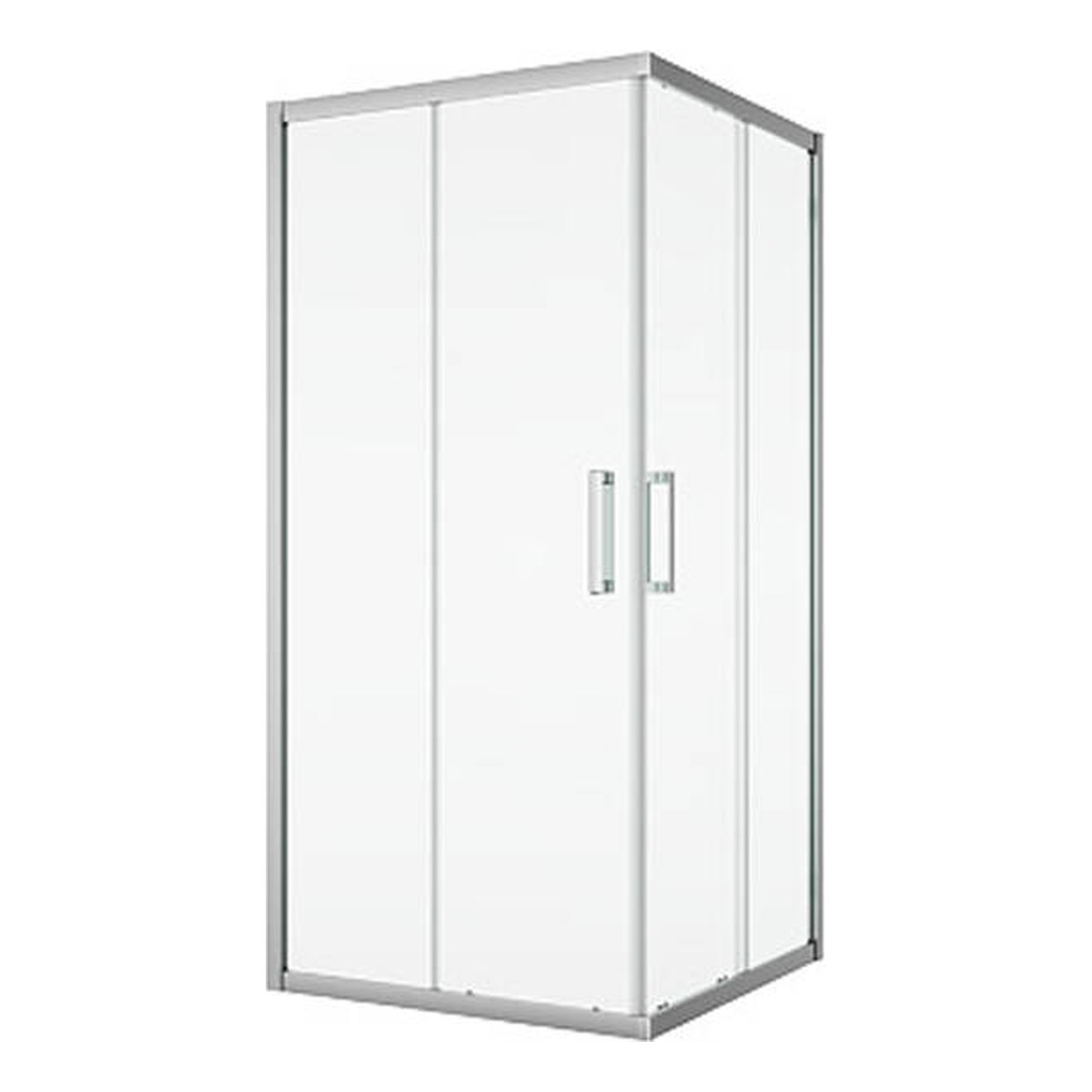 Душевая кабина Sanswiss Ocelia, квадратная, раздвижные двери, 90×90×190 см, хромированный профиль