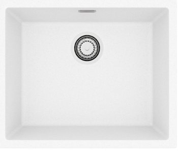Кухонная мойка Alveus OMNI 30, 1 чаша, 55×45 см, белый композит