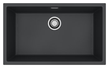Chiuvetă de bucătărie Alveus OMNI 40, 1 cuvă, 75×45 cm, compozit negru