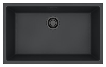 Chiuvetă de bucătărie Alveus OMNI 40 Black Edition, 1 cuvă, 75×45 cm, compozit negru