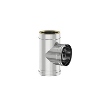 Ramificație sandwich inox 316 pentru coș de fum, Ø150/200 mm (serie TR)