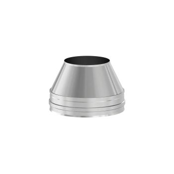 Terminație conică inox 316 pentru coș de fum, Ø150/200 mm (serie TR)