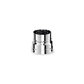 Element de trecere pentru țeavă de coș de fum inox 304, Ø180–150 mm (serie TR)