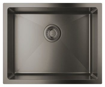 Кухонная мойка GROHE K700U, 1 чаша, 55×45 см, нержавеющая сталь, графит