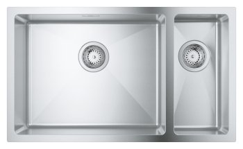 Кухонная мойка GROHE K700U, 1,5 чаши, 76×45 см, нержавеющая сталь