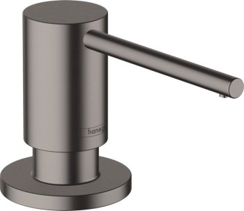 Dozator de detergent lichid Hansgrohe A41, 500 ml, crom negru periat