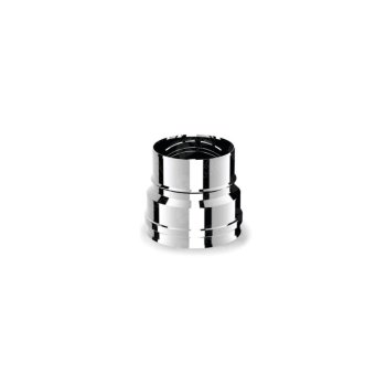 Element de trecere inox 304 pentru coș de fum, Ø180 – Ø150 mm