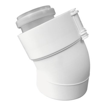 Отвод дымохода 30° Ø 80/125 мм, для конденсационных котлов, 8125-30MHP15