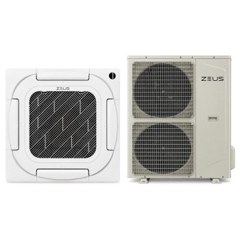 Кассетный кондиционер ZEUS Business 60000 BTU, комплект с наружным блоком, Inverter R32