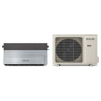 Канальный кондиционер ZEUS Business 36000 BTU, комплект с наружным блоком, Inverter R32